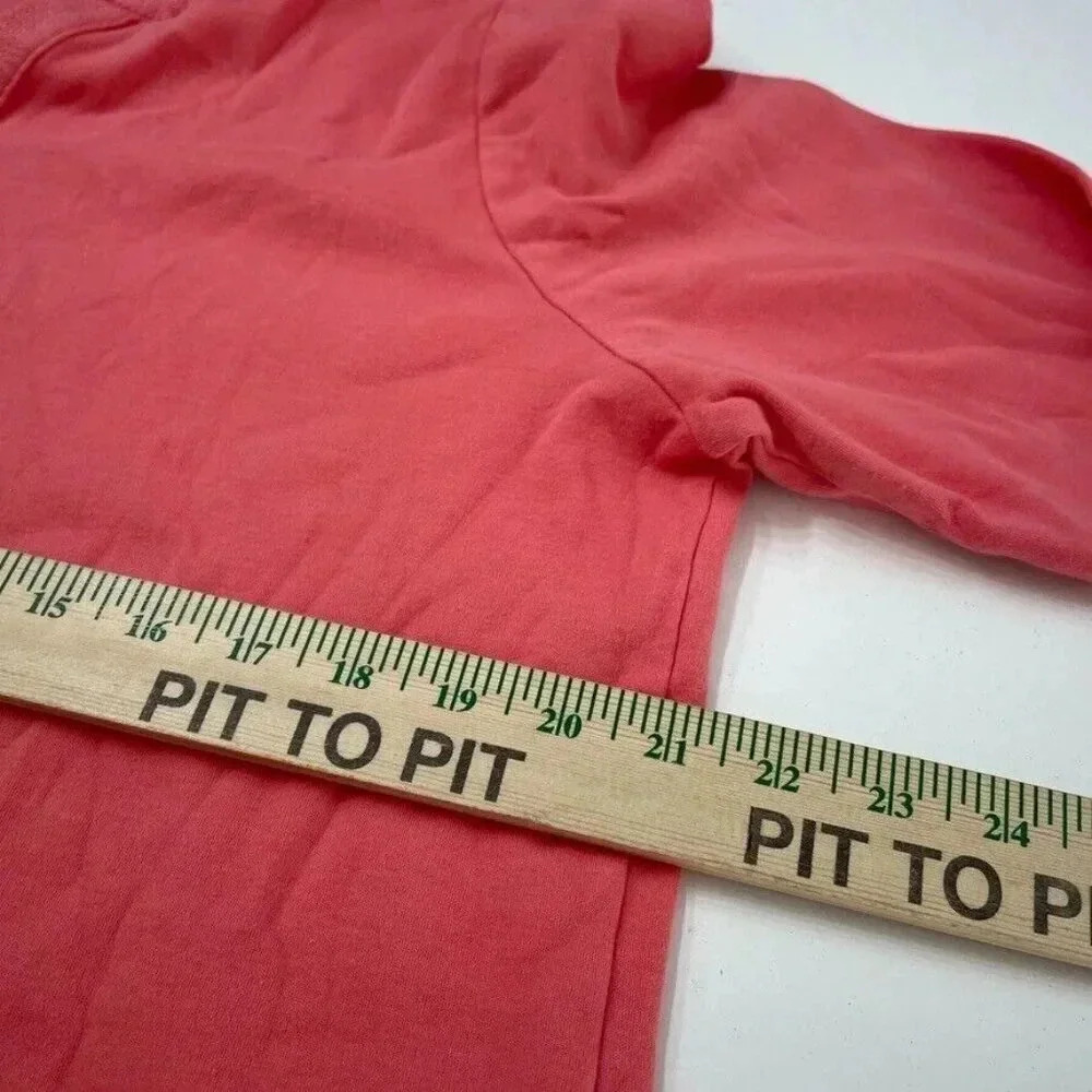 Orvis 3/4 sleeve shirt Top Womens 2157 pink 2157 - Picture 7 of 8